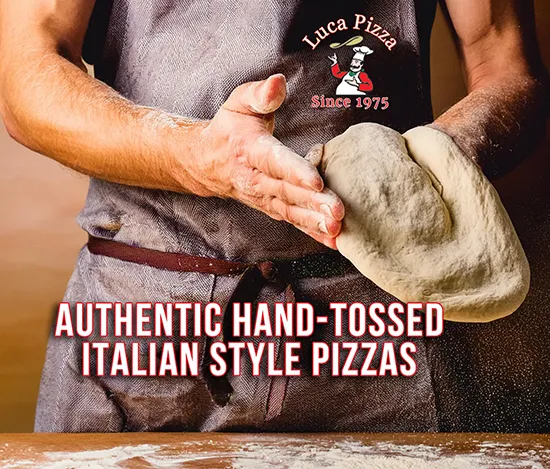 Authentic Hand-Tossed Dough